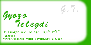 gyozo telegdi business card